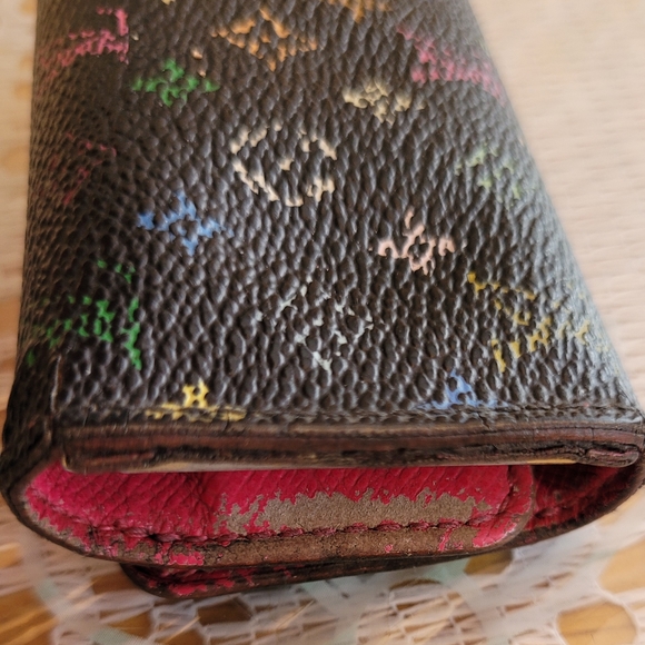 Auth 100% Louis Vuitton Monogram Multicolor Multicles 4 blk key - Picture 8 of 9